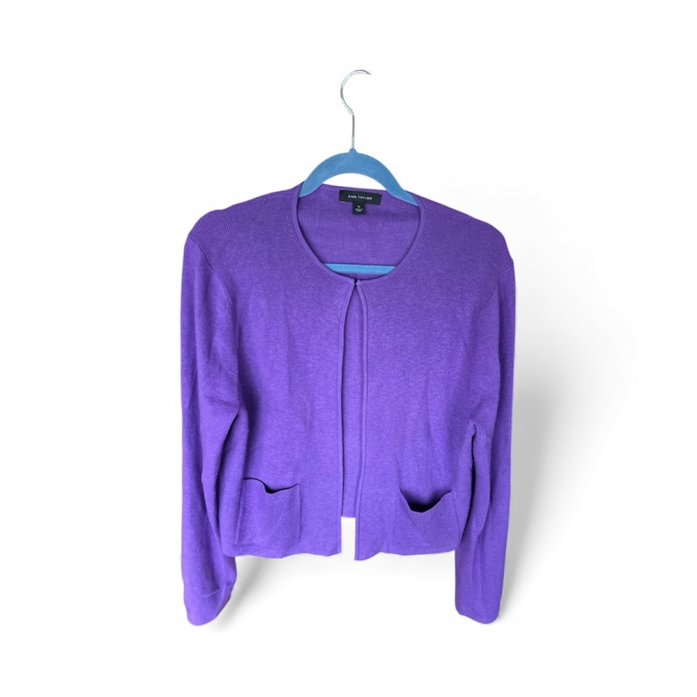 Purple Cardigan Sweater Womenswear Spring and Easter Size  XL